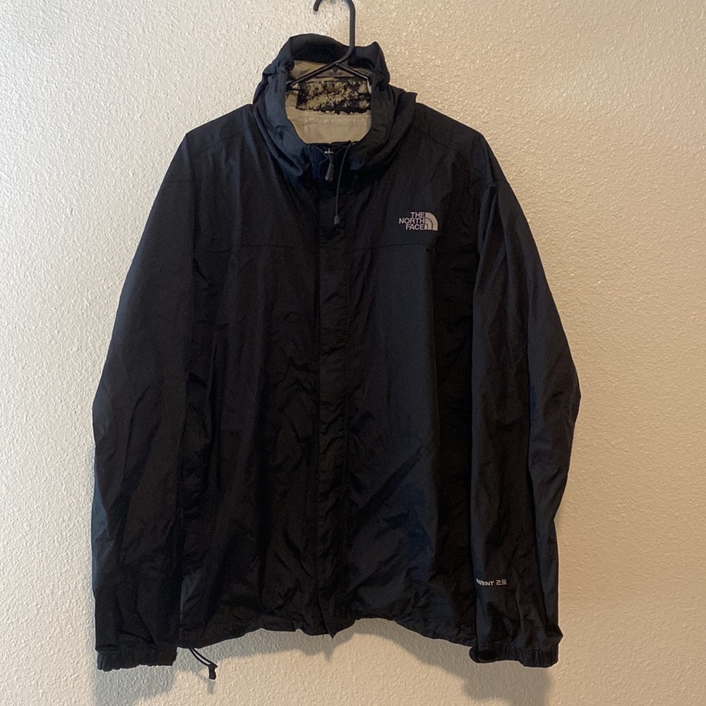 The North Face Men’s rain jacket Black Size XL Hyvent 2.5L